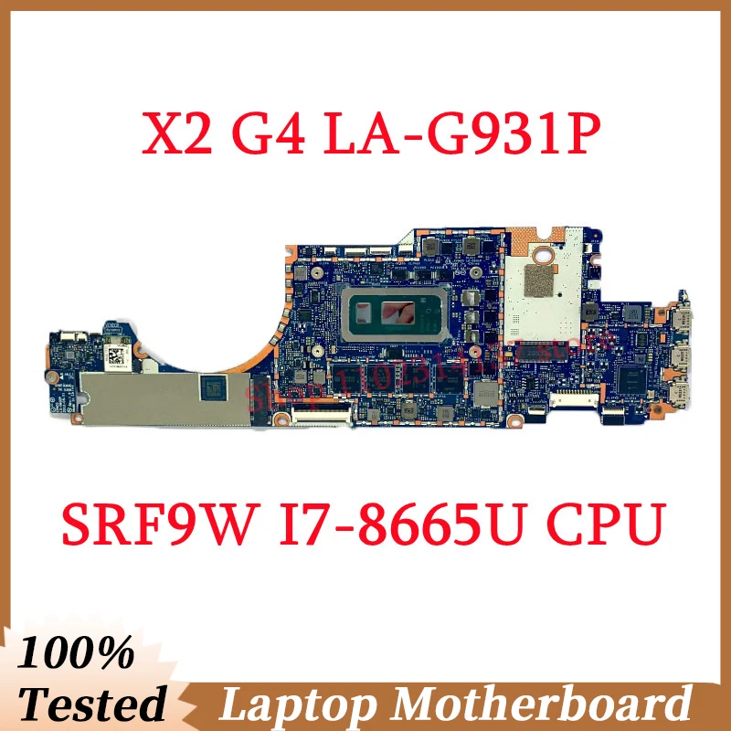 For HP EIite X2 G4 High Quality EPM20 LA-G931P Mainboard With SRF9W I7-8665U CPU Laptop Motherboard 100%Full Tested Working Well