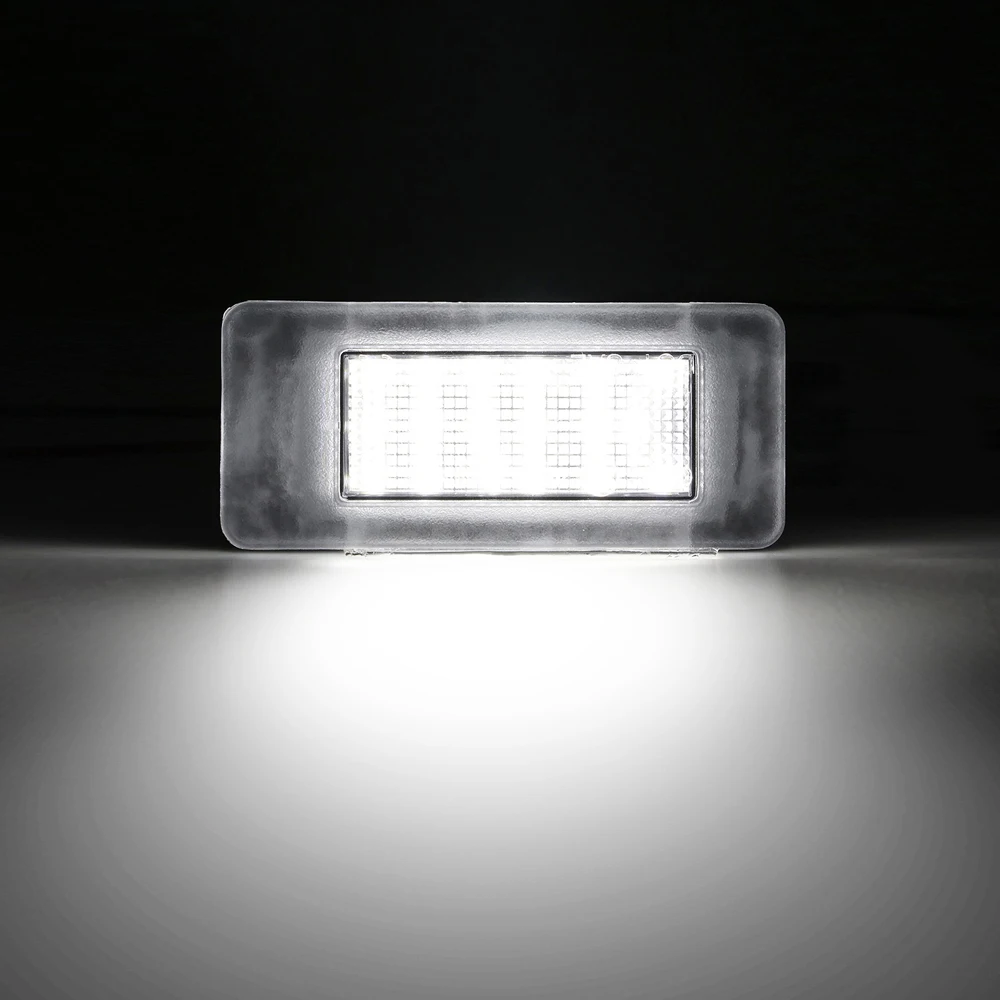 For Dacia Duster Luz LED blanca de alto brillo para matrícula de coche, lámpara para Dacia Duster 2018, 2019, 2020, 2021, 1 par