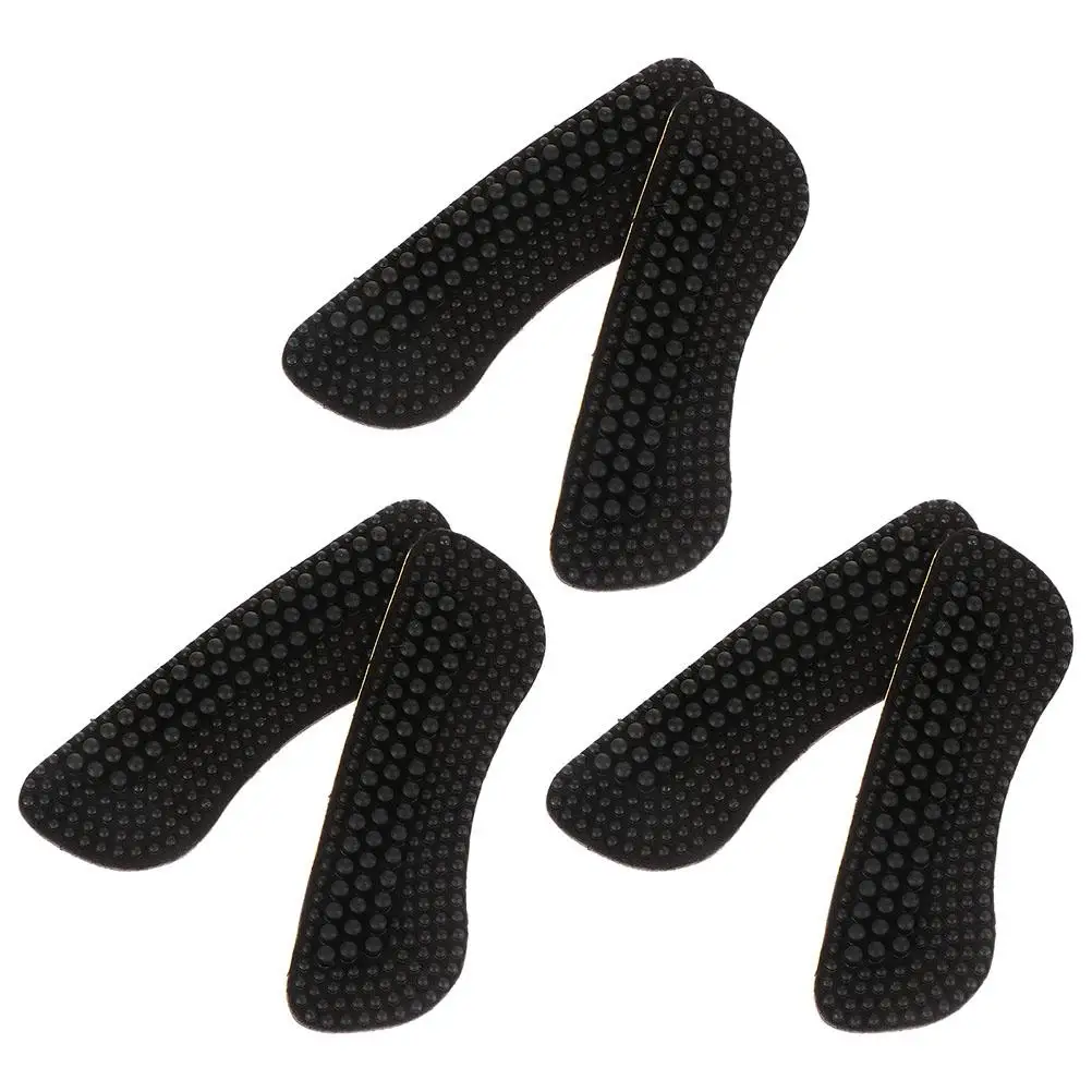 

3 Pairs Heel Stickers Comfortable Cushion Silica Gel Back Inserts 4D Design Soft Skin-friendly Self-adhesive