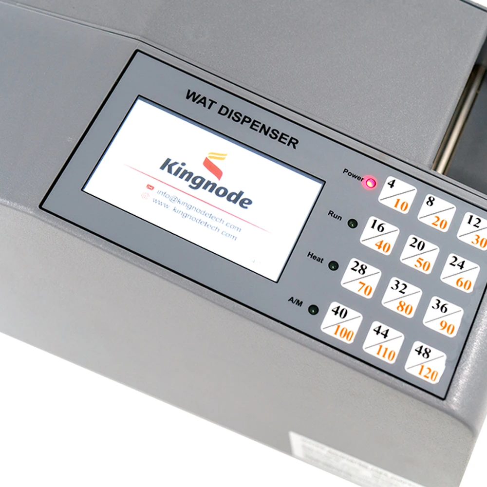 Dispensador de cinta activada por agua KN-366H, embalaje automático sin preocupaciones, máquina dispensadora de cinta de goma activada por agua Kraft húmeda