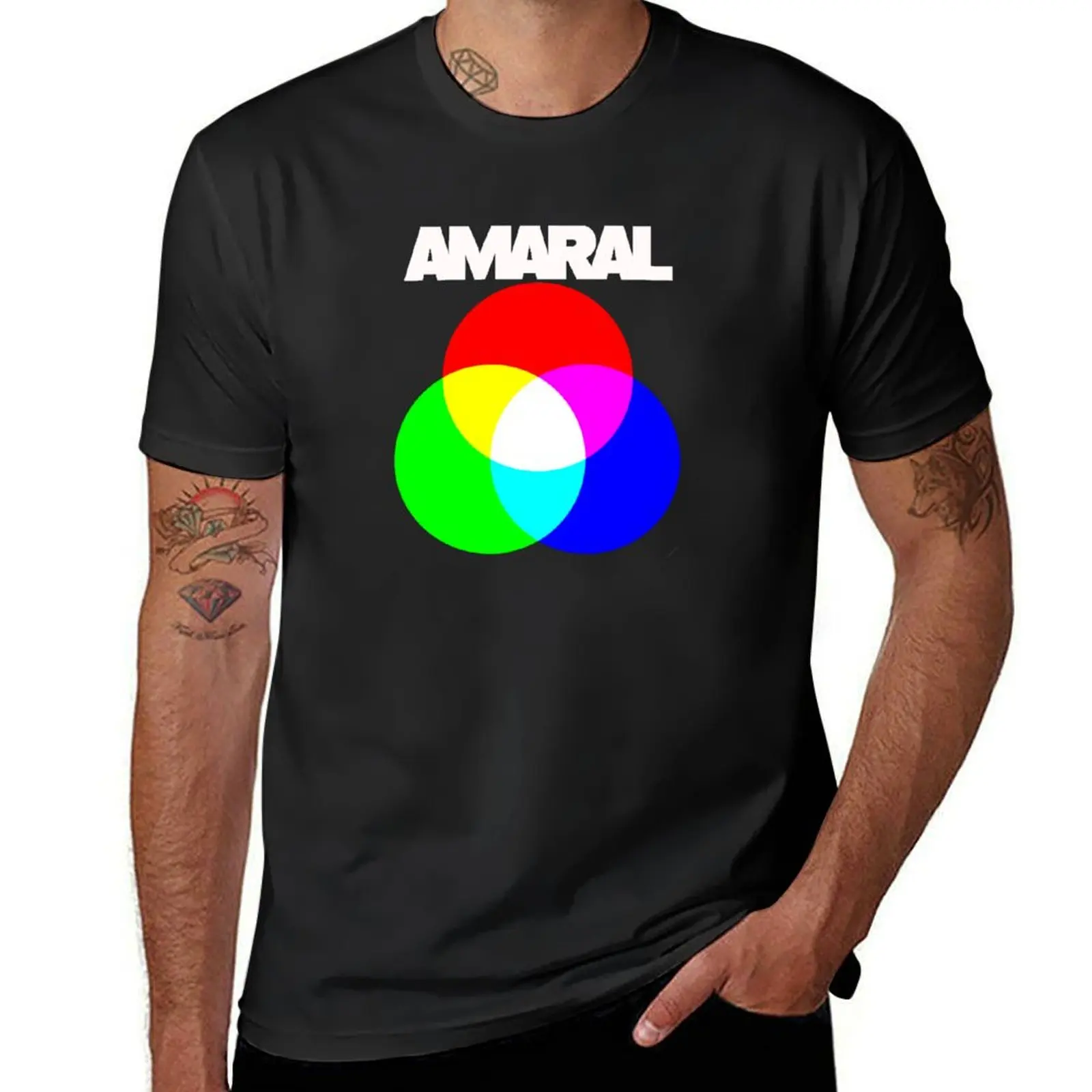 

Amaral T-Shirt aesthetic clothes sweat quick drying cute clothes Men's t shirts