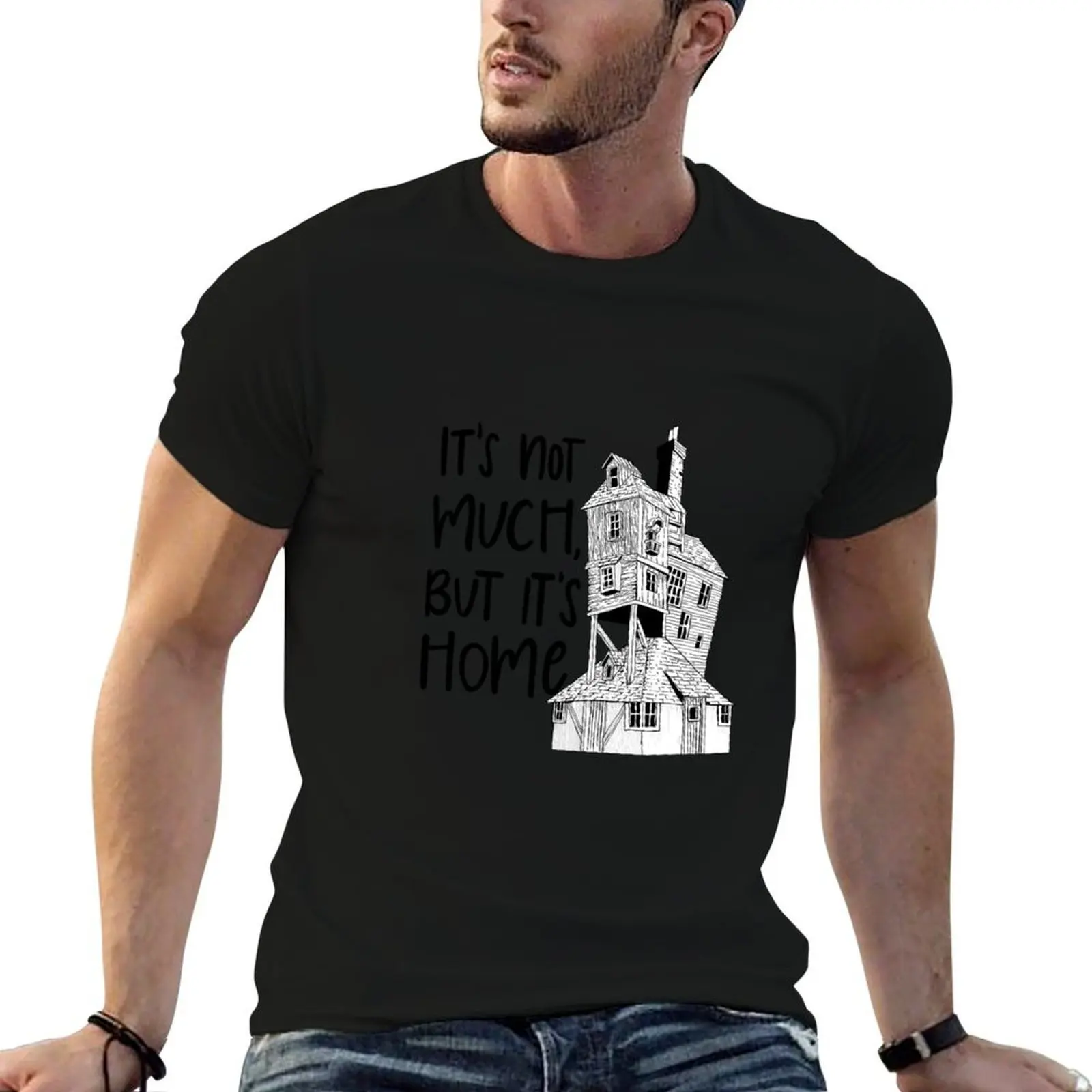

It’s not much, but it’s home - The Burrow T-Shirt anime tshirt t shirts for man cotton T-Shirt