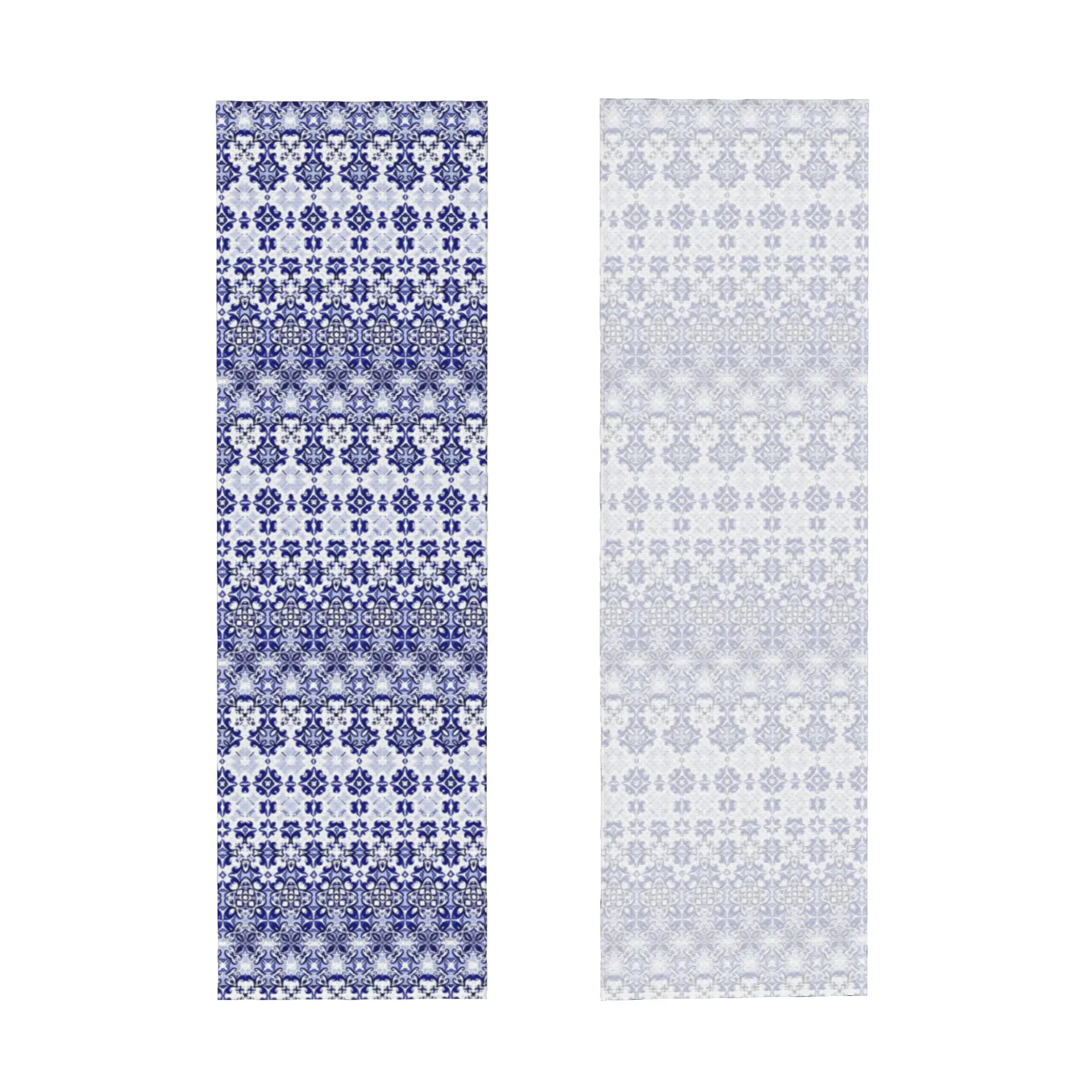 Blue Sicilian Tile Portuguese Tiles Mediterranean Tiles Cold Exercise Towel Quick Drying Face Towel  Sports Towels