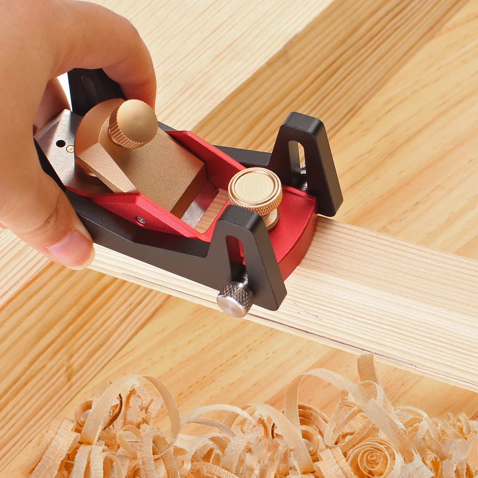 Adjustable Universal Precision Hand Plane, Adjustable Angle & Cutting Depth Woodworking Planer, Furniture Model Making Tool