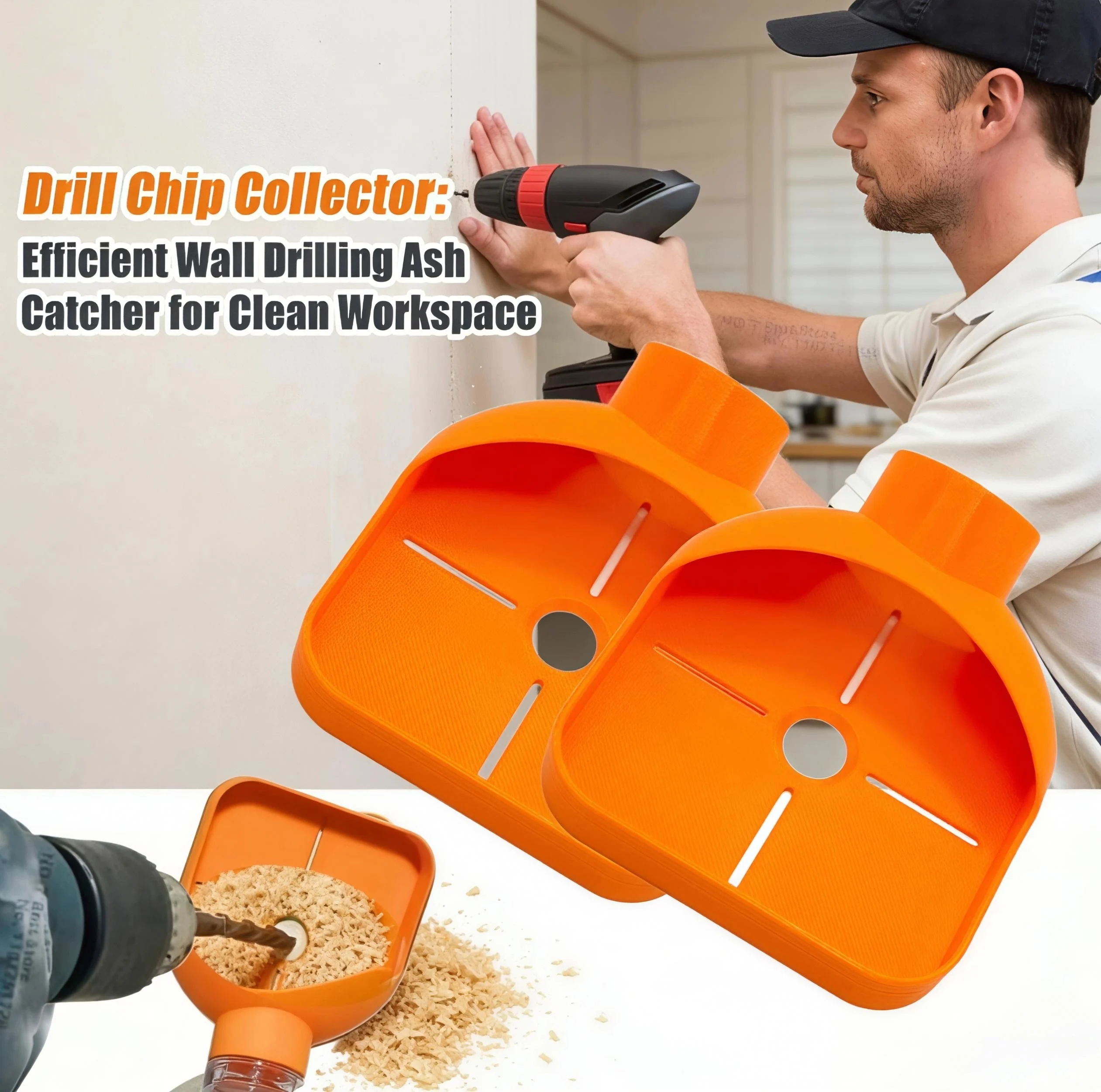 New Electric Drill Dust Cover Bottle Ash Bowls Impact Hammer Dust Collector Drilling Dustproof Devices Power Tools Accessories