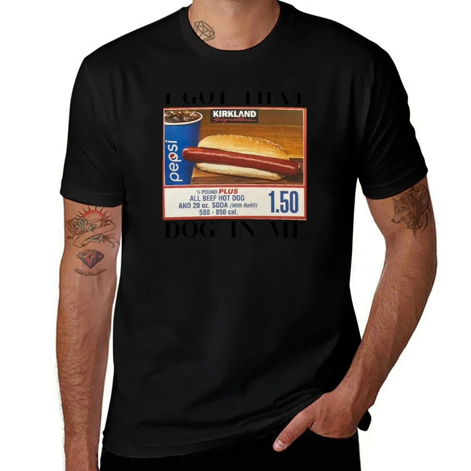 Copy of I Got That Dog In Me, Hot Dog T-Shirt High Quality Durable T-Shirt