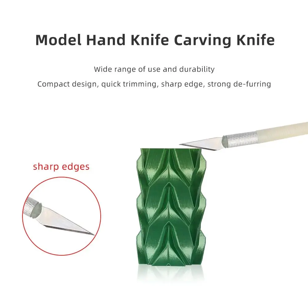 ES-3D Printer Parts DIY Model Manual Scraper,Model Detail Modifier Knife,Carving Knife,Filament Knife Scraper DIY Hand Knife