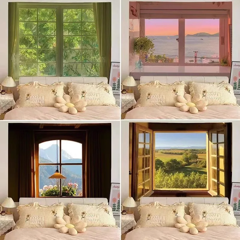 Landscape Bedroom Bedside Wall Decoration Tapestry Home Living Room House Tapestry