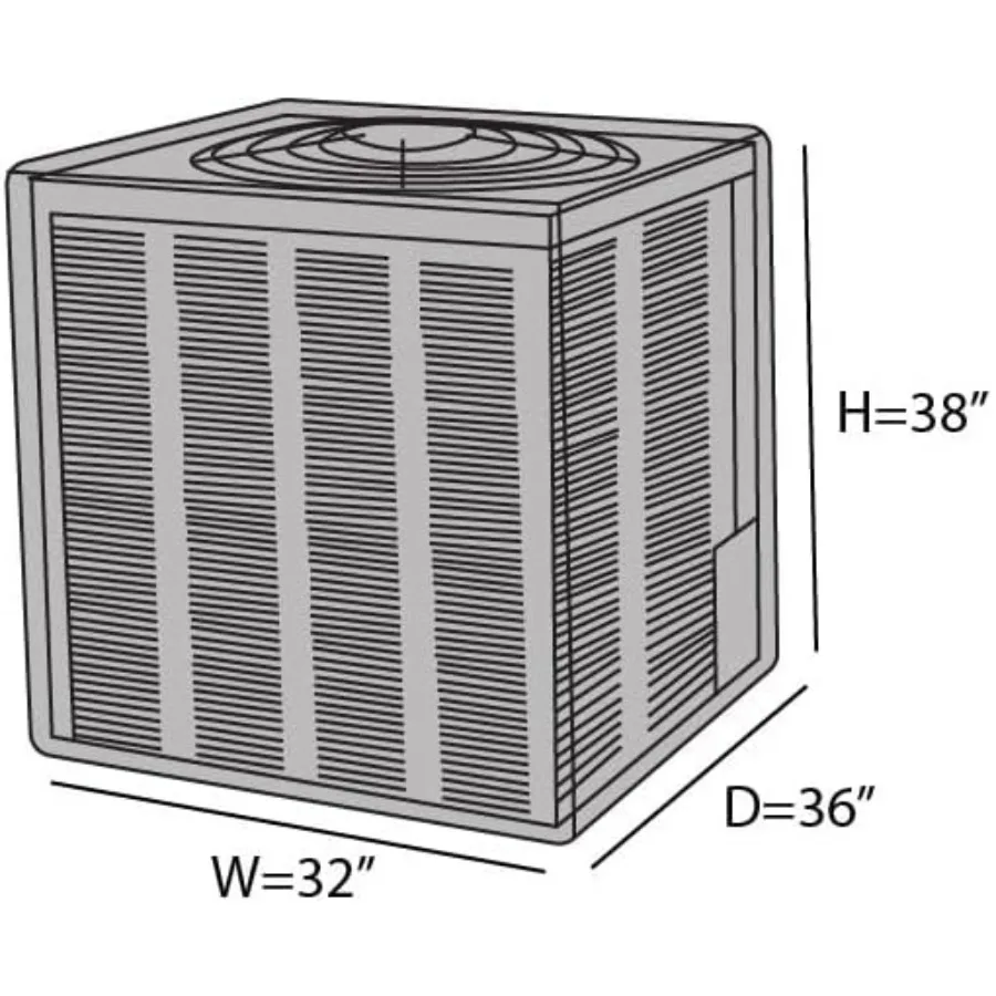 Cubierta de aire acondicionado Covermates - Protección duradera resistente a la intemperie para unidades exteriores Elite 300D Poliéster 32W x 36D x 38H