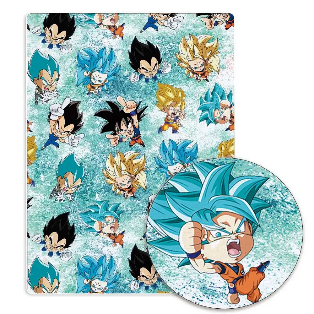 Dragon Ball Anime Randapparatuur Stof 140*50cm DIY Naaien Patchwork Quilten Babyjurk Bedrukte Stof Stof Naaien Kinderen