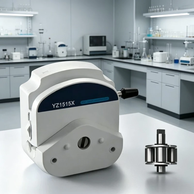 YZ15 YZ25 Easy Loading Peristaltic Pump Head for NEMA23 Stepper Motor Industrial Precision Fluid