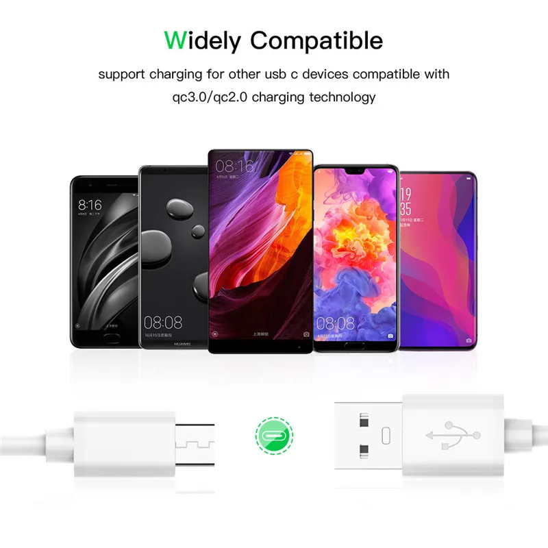 Кабель USB C, 5 А, 40 Вт, для быстрой зарядки SamsungS20 Xiaomi12 Huawei