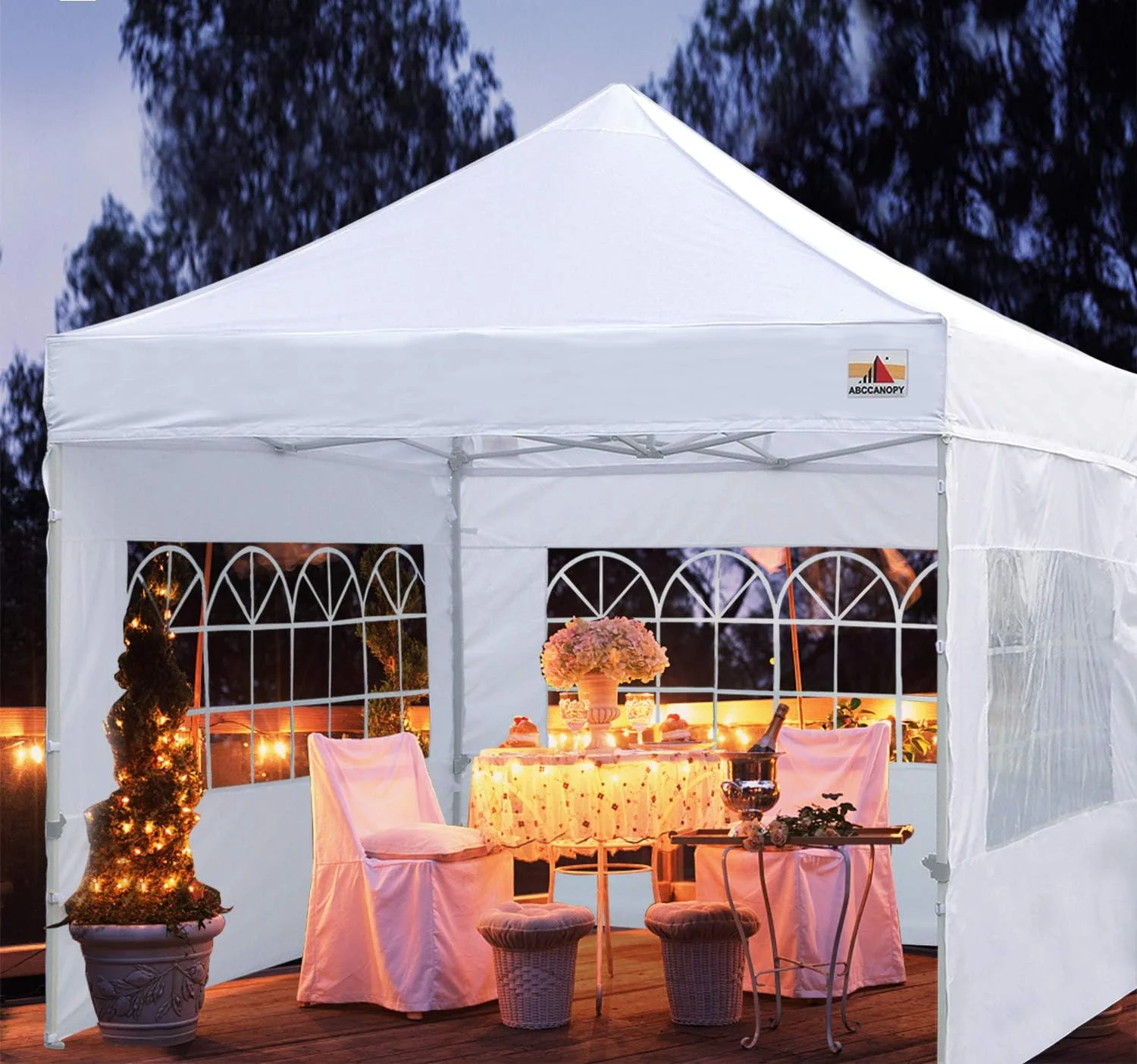 Outdoor Waterproof Pop Up 10X10 10X20 Gazebo Canopy Tent Heavy Duty For Wedding