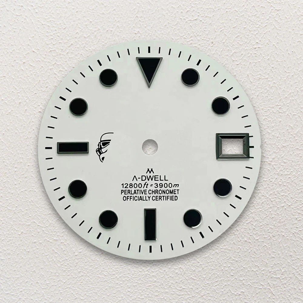 28,5 мм S логотип черный рыцарский циферблат подходит для NH35/NH36/4R/7S японский механизм для дайвинга высококачественные аксессуары для модификации часов