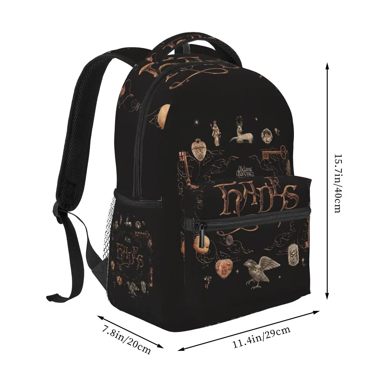 Melanie Martinez Heads Backpacks Boys Girls Bookbag Students School Bags Cartoon Kids Rucksack Shoulder Bag Large Capacity