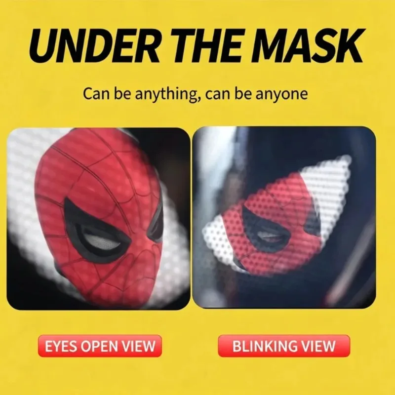 2026 Mask Headgear Cosplay Moving Eyes Mask 1:1 Creative Cosplay Head Cover Real Person Wear Halloween Party Costume Prop Gifts view 2
