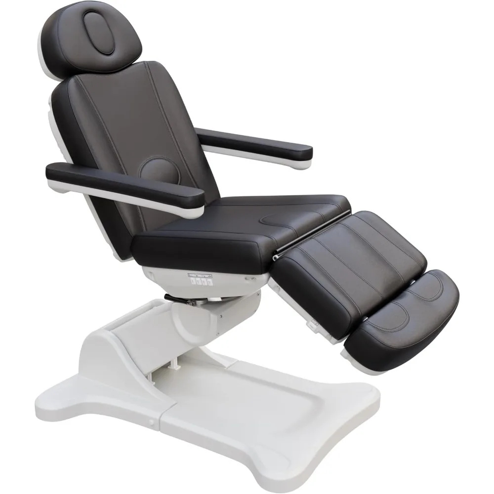 

Spa Numa Swivel Fully Electric 4 Motor Treatment Chair with 240 Degree Bed Rotation Extendable Footrest Removable