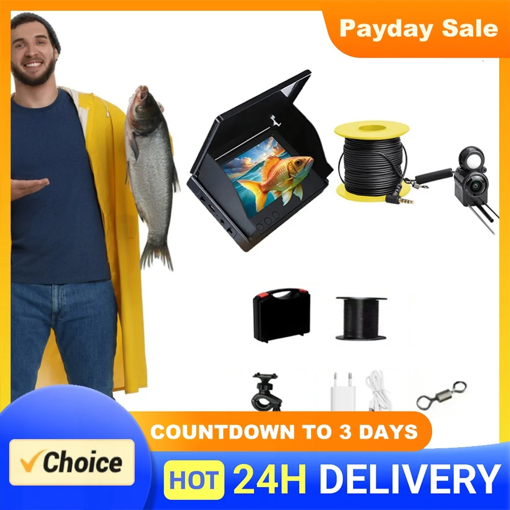 Underwater Fishing Camera 4.3 - đánh giá và giá Fish Finder Portable