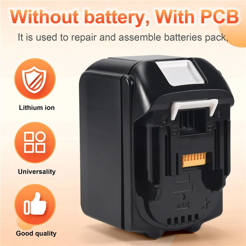 

ABLA-BL1890 Li- Battery Case PCB Charging Protection Circuit Board Shell Box BL1860 For 18V