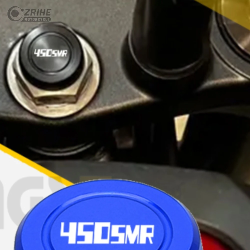 

FOR 450SMR 2006-2014 Motocross Parts Handlebar Fork Stem Top Cap Decoration Cover 450 SMR SM-R 2013 2012 2011 Decorative cover