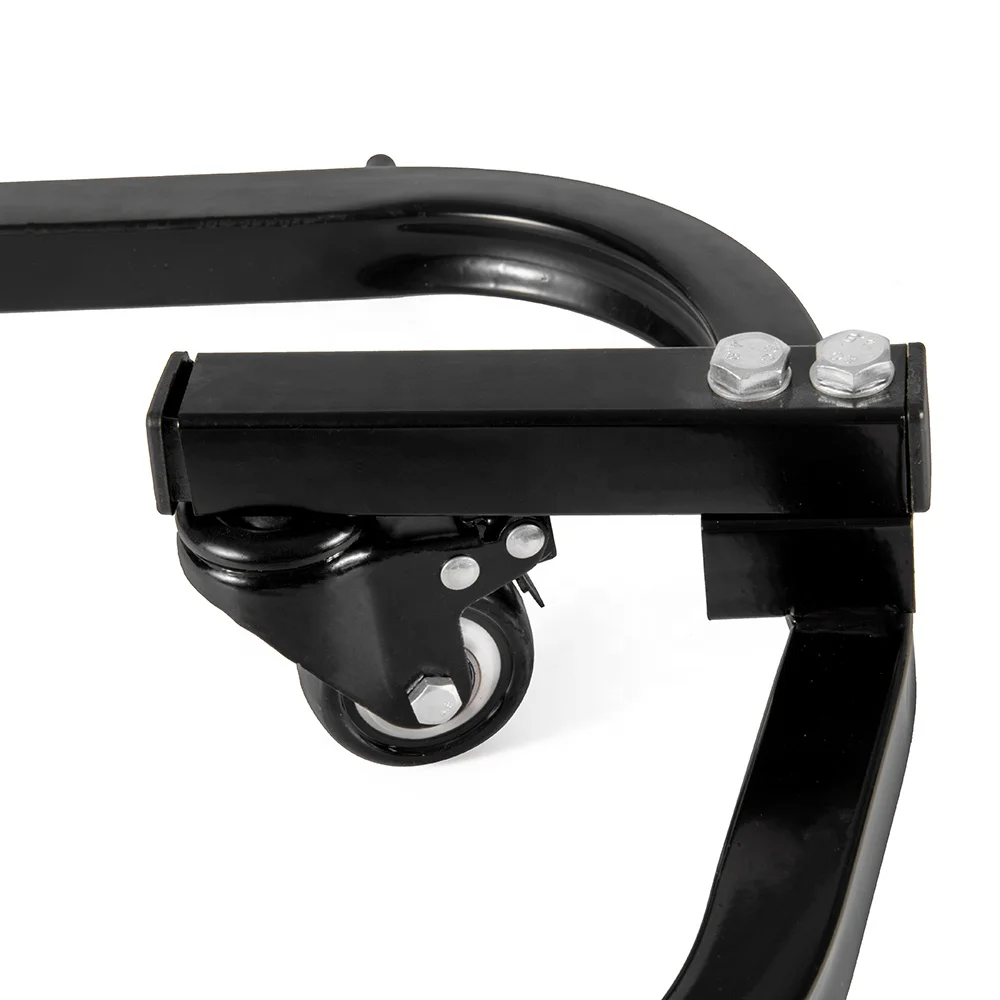 Nuevo Soporte para motocicleta Dolly, sistema de estacionamiento para motocicleta, soporte central