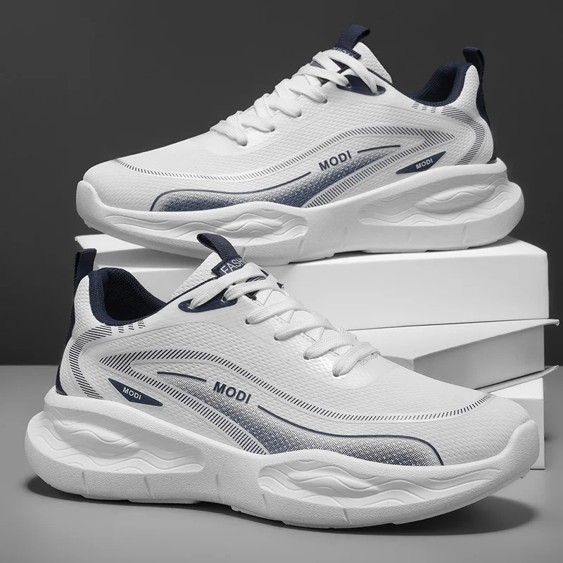 

Men's lightweight casual sneakers summer new soft-sole comfort outdoor racing shoes fashion student breathable speed sports shoe