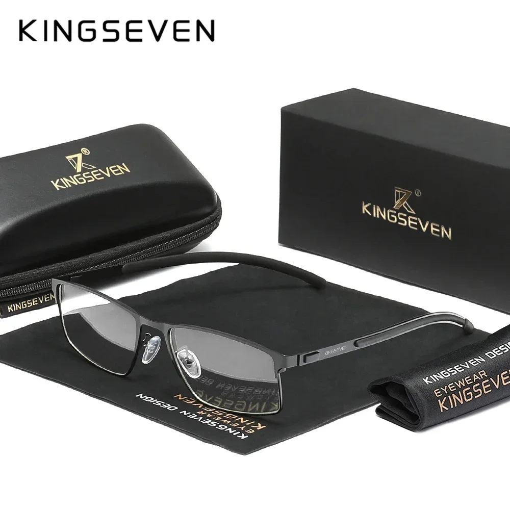 KINGSEVEN Classic Vintage Blue Light Blocking Glasses Unisex High Quality Casual Computer Protective Students Rectangle Eyewear