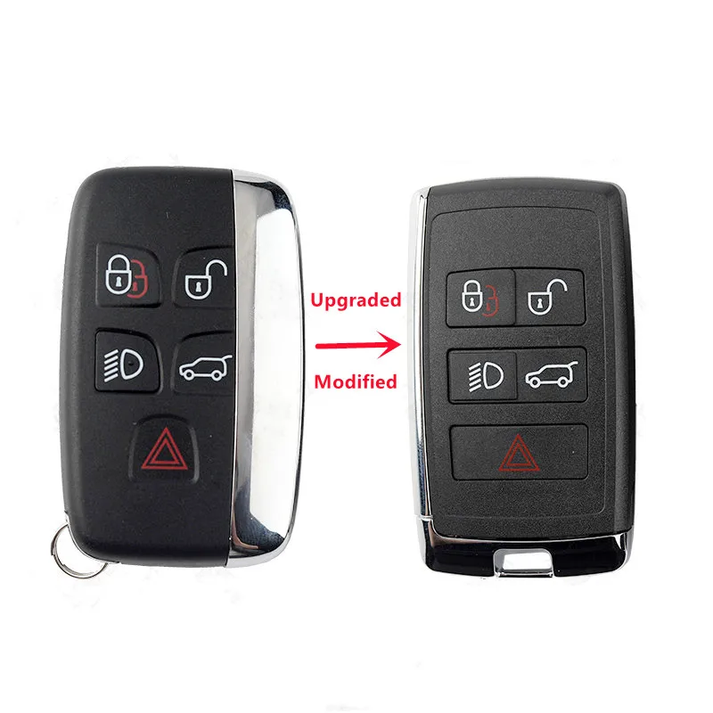 Modified Remote Key Shell For Land Rover A9 Range Rover Sport Evoque Freelander Discovery For Jaguar XE XJ XF XK Car Accessories