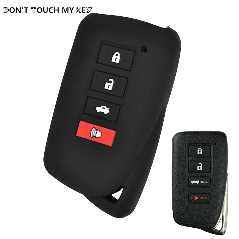 4 Button Silicone Key Fob Cover Case For Lexus ES350 GS350 GS450h IS250 RC350 NX200T NX300h LX570 Car Remote Holder Protector