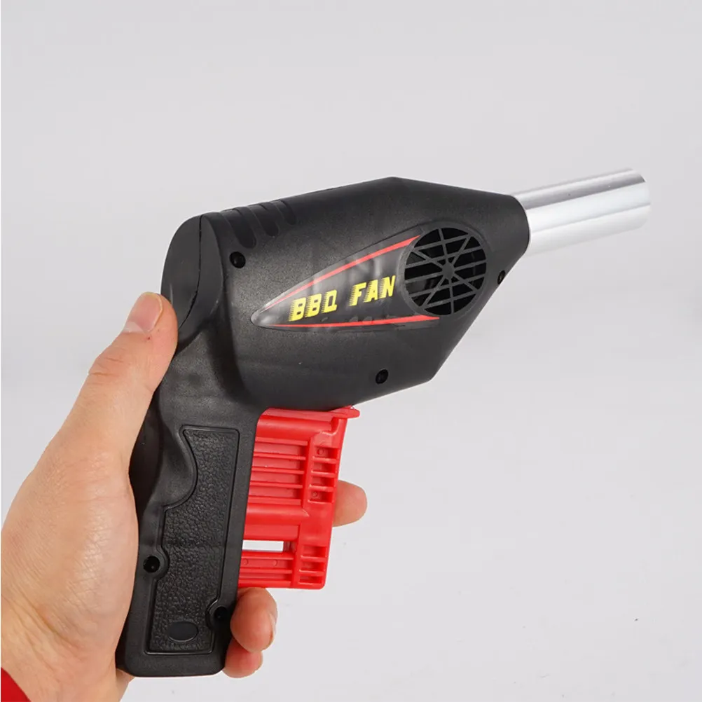 Hand Press Manual Bbq Fan for Fast Charcoal Ignition Strong Wind Control No Coal Scatter Easy Grip Fireplace Grill Cooking Tool