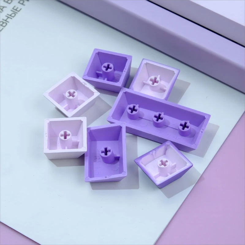 XDA – capuchons touches clavier, 124 touches, dessin animé, sorcière du givre, PBT épais, pour jeux mécaniques