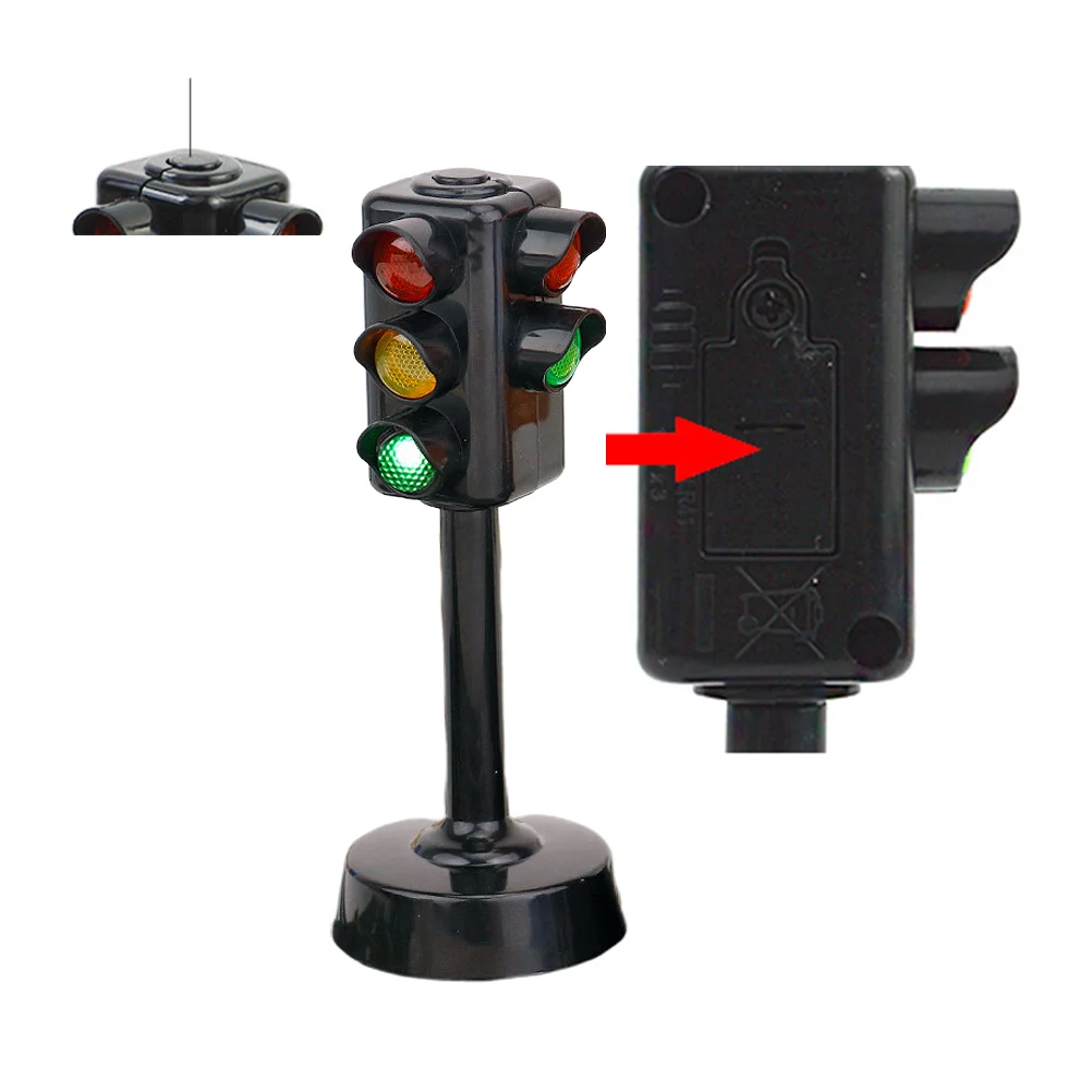 Traffic Signals Lamp Toy Traffic Lights Sound and Light Toy Early Education Simulation Children Kindergarten Baby Toys Traffic