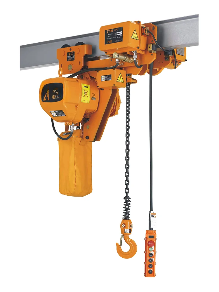 Ultra-low crane 380v 1t2 tons 0.5T-3-5 tons driving chain hoist