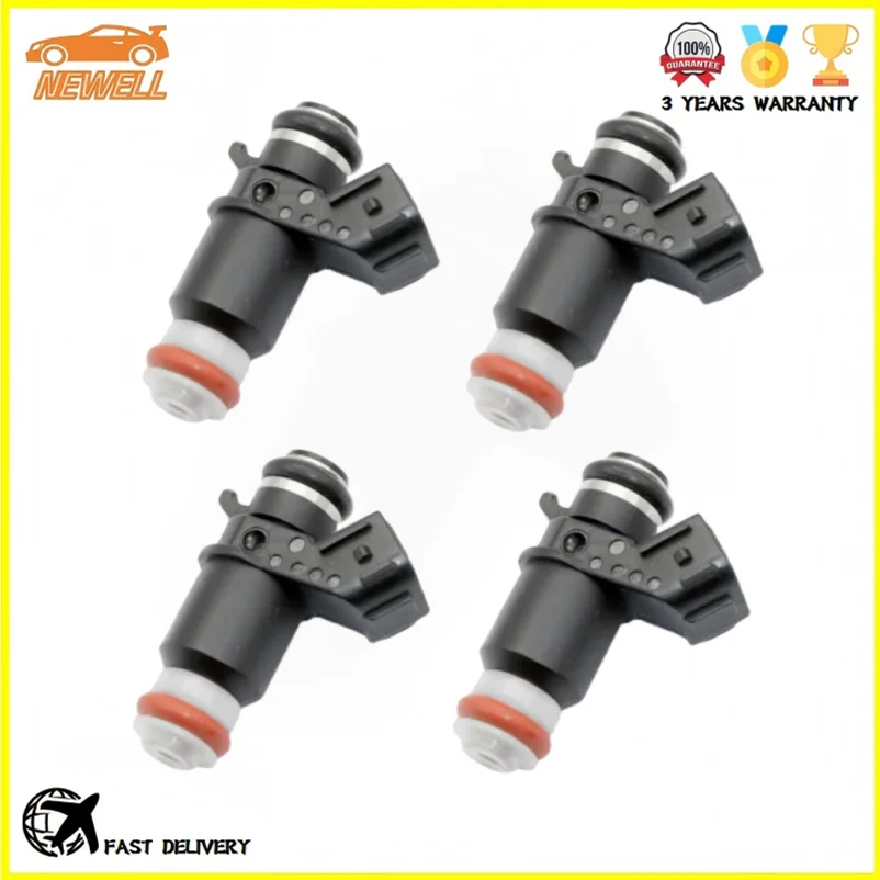 

4pcs 15710-14G00 15710-10G00 Fuel Injector For 2003-2012 Suzuki GSX-R1000Z AN250 Burgman VL1500 Intruder Volusia Marauder
