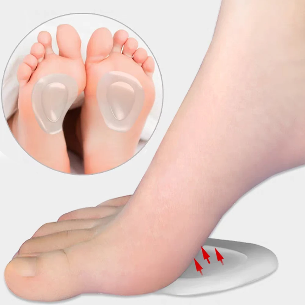 

Silicone Forefoot Cushion Pads for Woman Man Plantar Fasciitis Pain Relief Insoles Non-Slip Self-Adhesive Gel Support Foot Pad