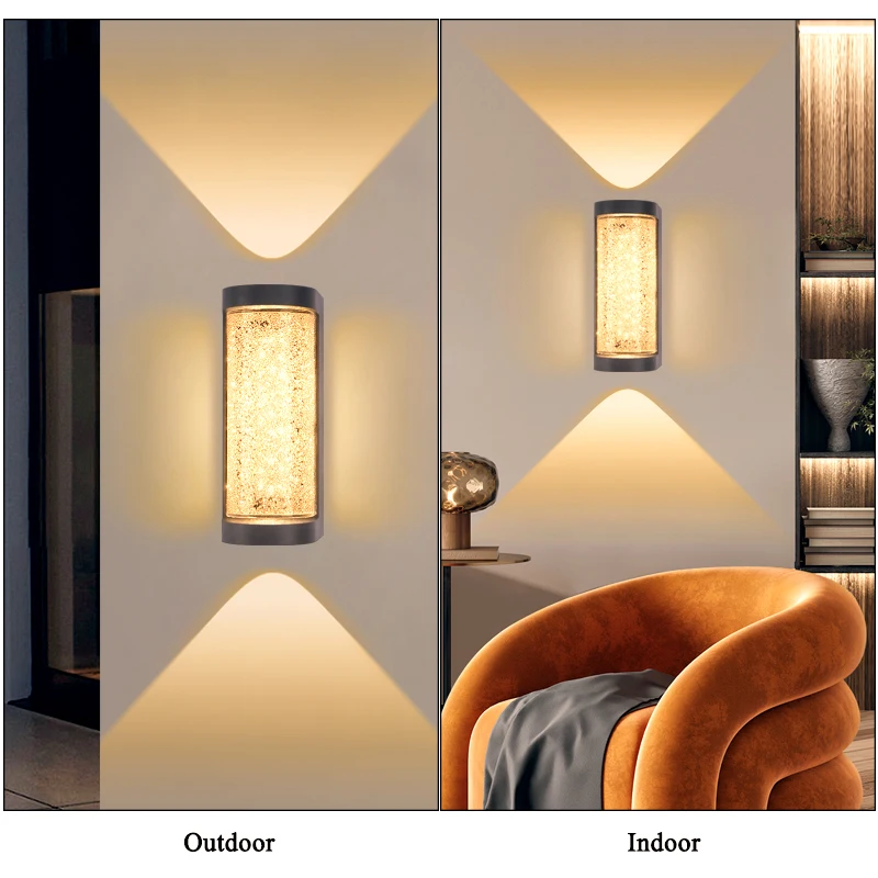Crystal LED Indoor Wall Light 10w Bedroom Bedside Light Living Room Balcony Aisle Wall Lamp Corridor Decoration Wall Lamp