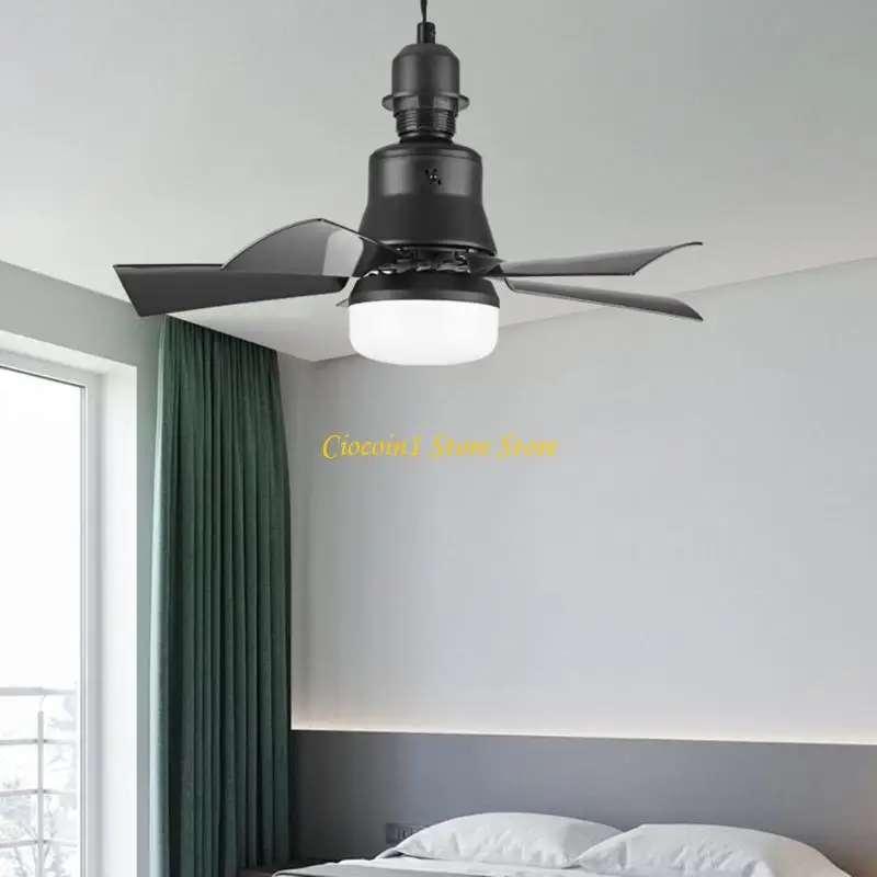 A3PC 6Pcs Fan Blade Replacement for E27 Ceiling Fan Desktop Electric Fan LED Light