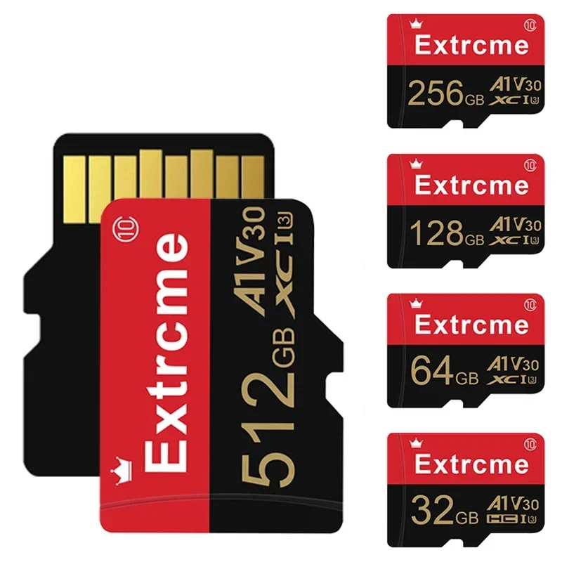 Extreme Pro-tarjeta Micro TF SD Original, U3 V30 A1, tarjeta TF para Drones DJI, cámara GoPro Insta360, vídeo 4K, tarjeta de memoria Micro SD