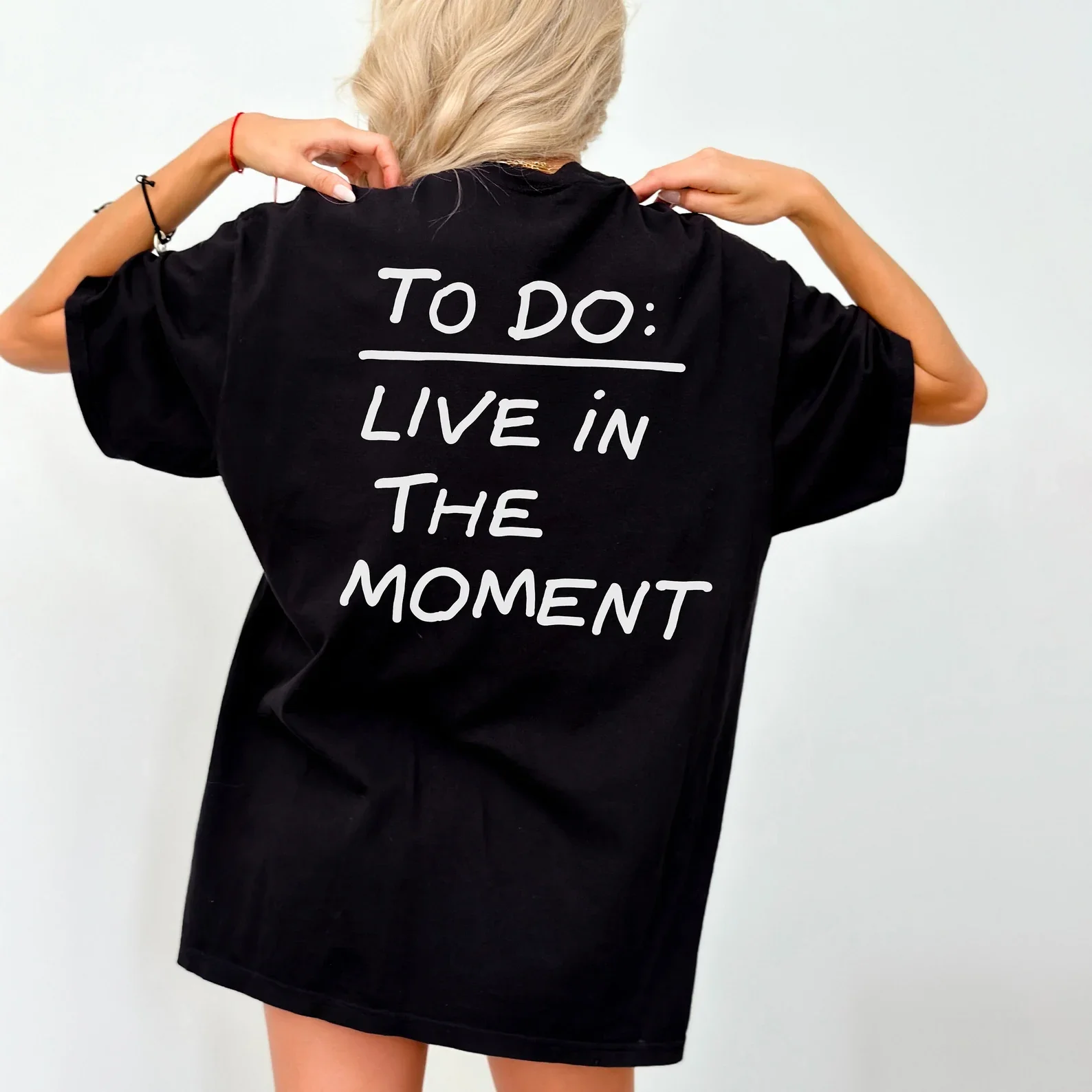 Skuggnas Live In The Moment Unisex T-shirt Pinterest Aesthetic t shirt Mental Health Fashion tshirts Personal Growth Shirt