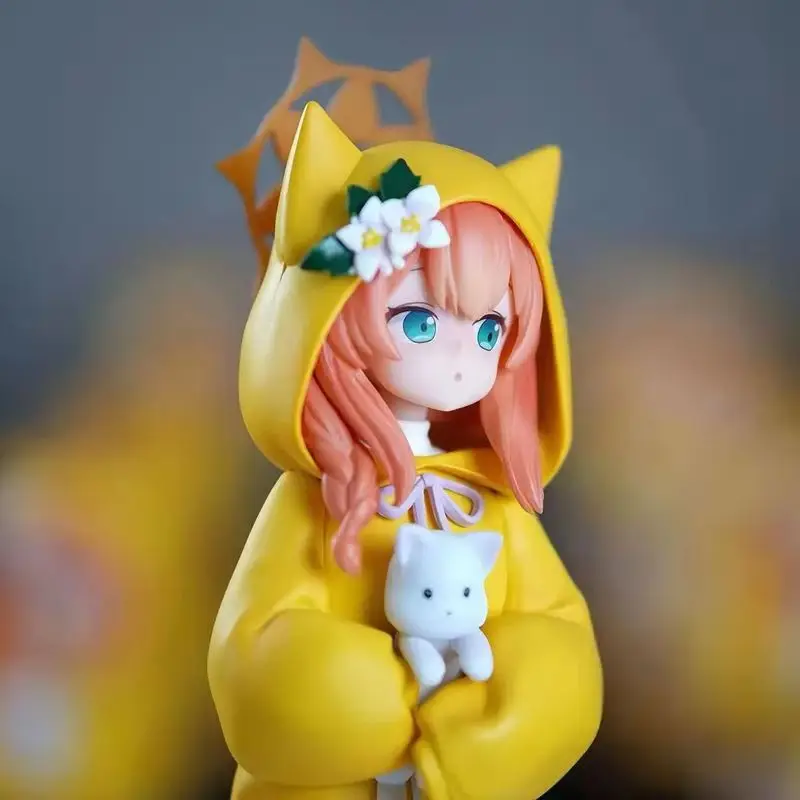 جديد الأزرق الأرشيف إيروها ماري الشكل القط الأذن هوديي أنيمي فتاة البلاستيكية نموذج سطح المكتب الديكور تحصيل لعبة لطيفة المشجعين هدية 19 سنتيمتر #4