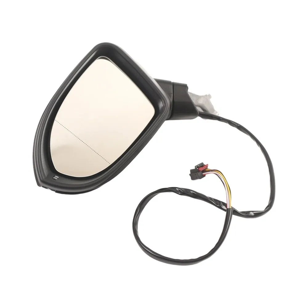 Left Side Heated Mirror for Passat for b8 2015-2023 LHD 3G1857507 Rearview Assembly ABS Black 9 Pin Power Adjustment