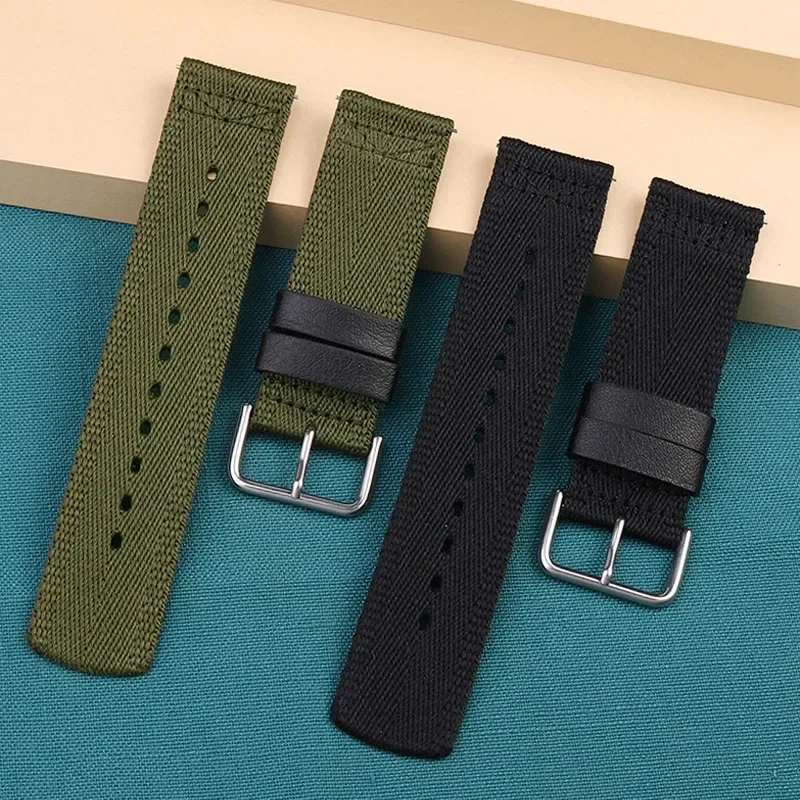 Per Casio PROTREK PRW-6600 PRG-600 / 650 serie NATO nylon traspirante cinturino per orologio Accessori cinturino per orologio da alpinismo 24mm