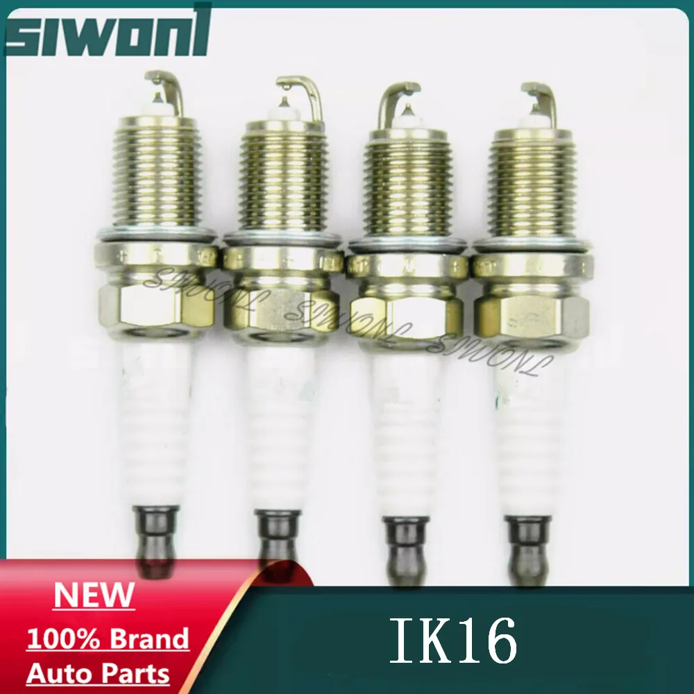 

4pcs/lot Iridium power Spark Plug Glow Plug For Toyota Hyundai Mercedes-Benz Nissan Honda Kia Car Engine IK16 5303 IK16-5303