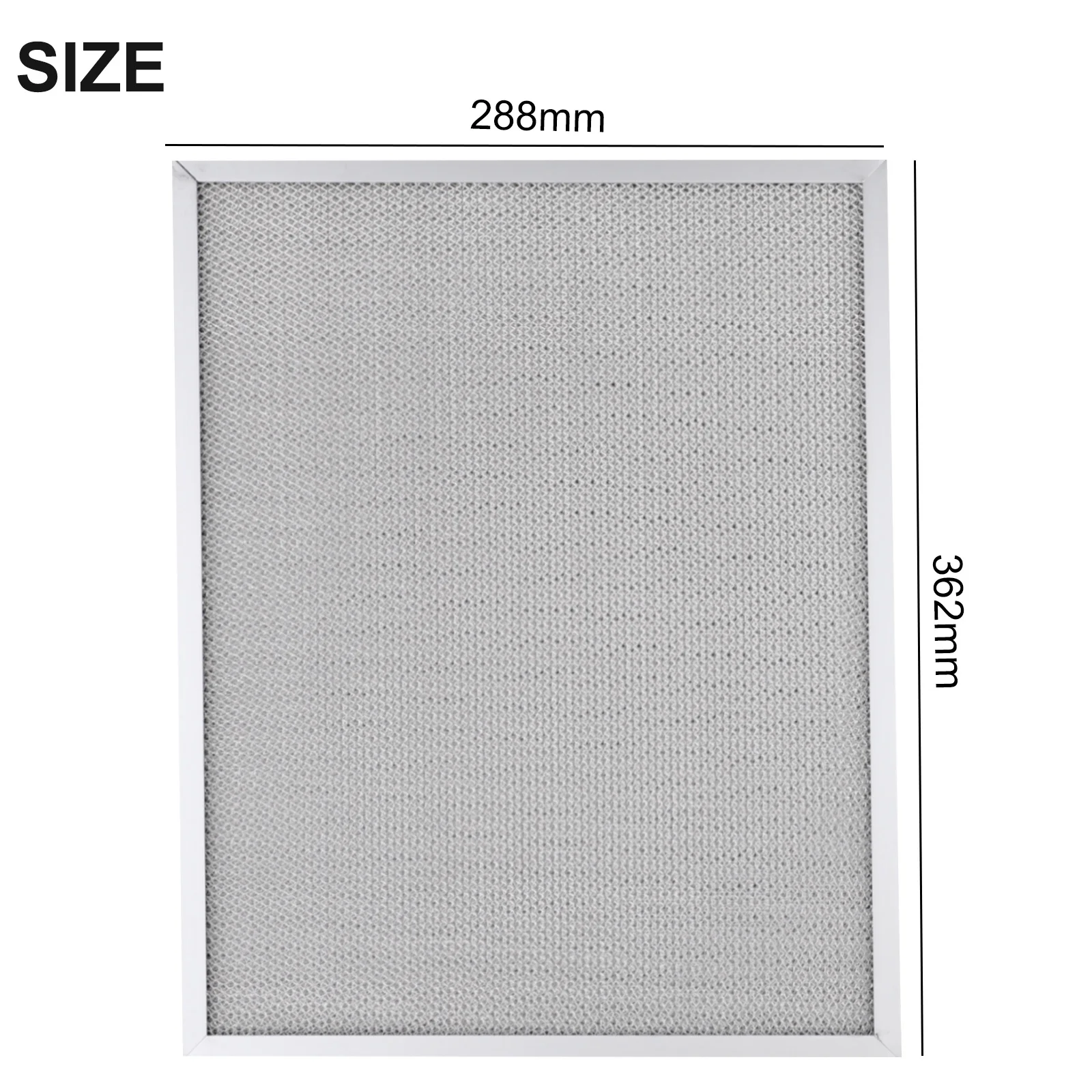 Kitchen Appliance Parts Filter Range Hood Filters For Robinhood Alto 600.alto RA6WH 103793 Black Silver Range Hood Filters 2PCS