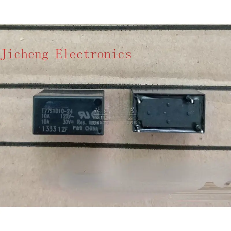 New Original Genuine Relay T77S1D10-24 24VDC 4-pin 10A, One Group Normally Open