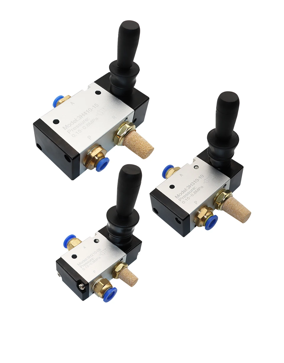 Magnetventil 3/2 5/2 Way Pneumatic Air Hand Lever Operated Valve Manual Control 2 Position 3 5Port Push-Pull 3H210-08 3H310-10 3H410- Pneumatik — Detail 3