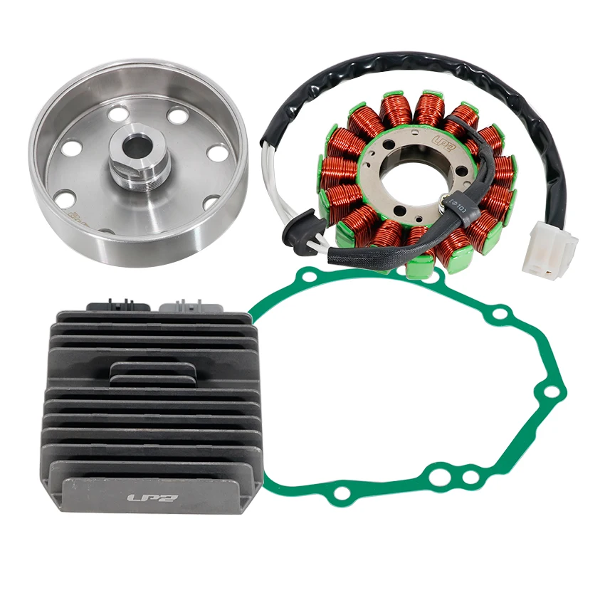 Motorcycle Regulator Rectifier+Ignition Stator Coil+Cover Gasket For Suzuki GSX-S1000GX GSXS1000GX GSX-S1000S GSXS1000S Katana