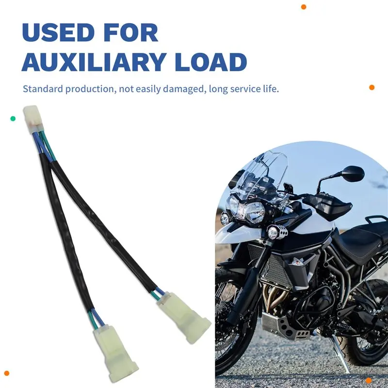 A96E-For Y-Splitter 12V USB Auxiliary Load For Triumph Trident 660 Tiger 800 900 1050 1200 Motorcycle Accessories view 2