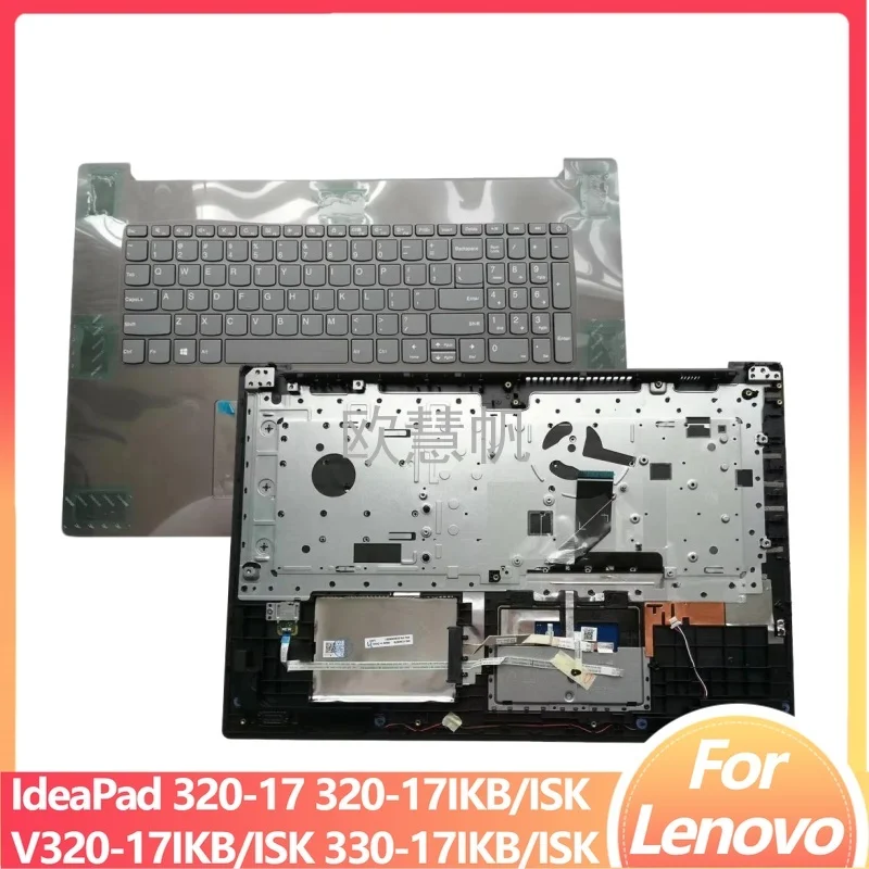 

M New for Lenovo IdeaPad 320-17 320-17IKB 320-17ISK V320-17IKB/ISK 330-17 330-17ISK 330-17IKB Palmrest Upper Cover Keyboard