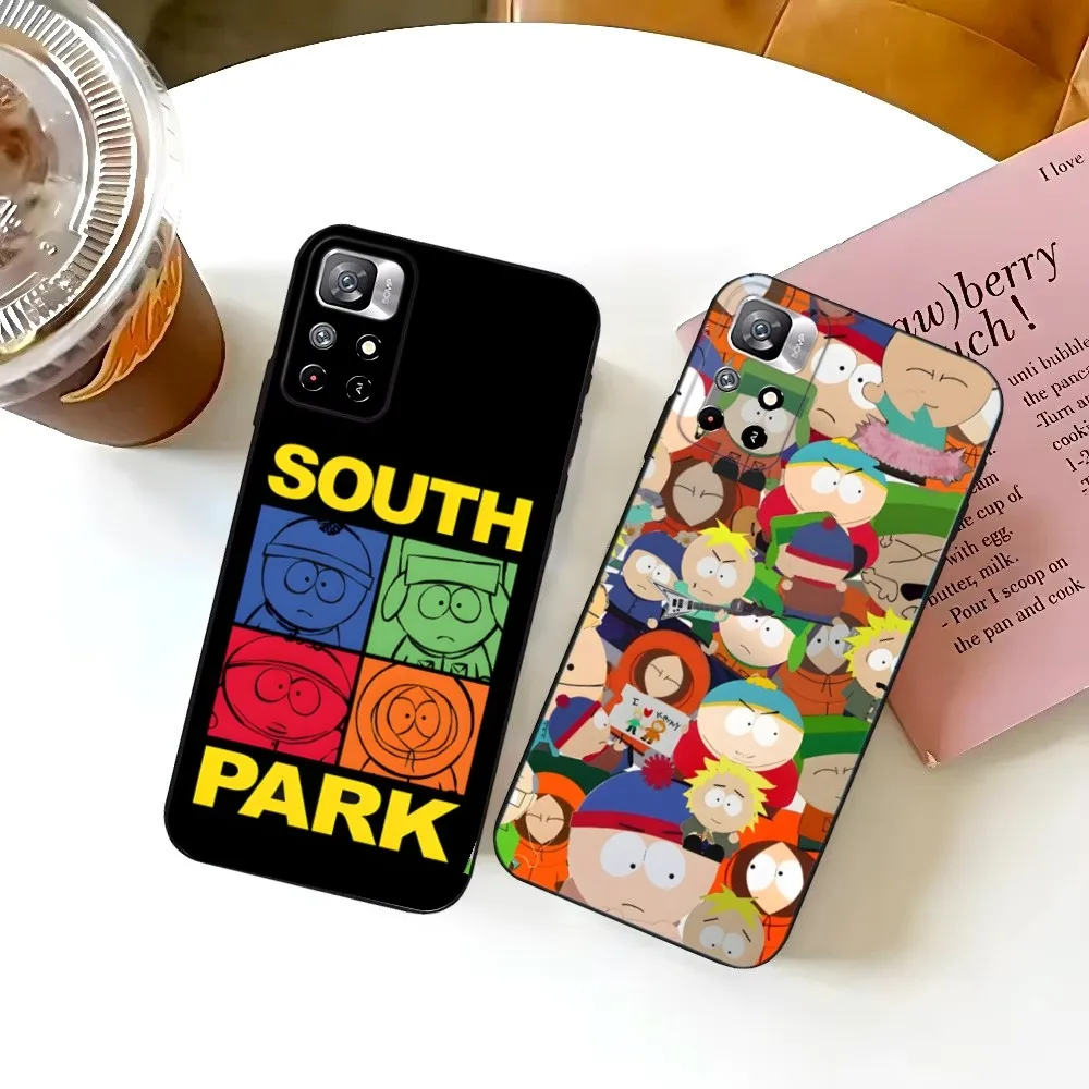 S-South P-Park Phone Case For Samsung S25,S24,S23,S22,S21,FE,S30,S20,S10,Plus,Ultra,Lite 5G Silicone Cover